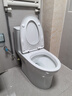 惠達家用噴射虹吸式節水馬桶靜音緩降蓋板抽水大沖力坐廁連體式 6336 6336 大排污管徑 400mm坑距（坑距390以上） 曬單實(shí)拍圖