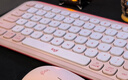 羅技（Logitech）時尚系列 K580 鍵盤 藍(lán)牙鍵盤 辦公鍵盤 無線鍵盤 便攜超薄鍵盤 筆記本鍵盤 平板鍵盤  茱萸粉 曬單實拍圖