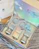 babycare歪頭仿母乳新生兒奶瓶禮盒防脹氣玻璃奶瓶4件套 靜謐藍(lán) 0-12月 曬單實拍圖