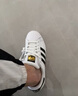 阿迪達(dá)斯adidas三葉草貝殼頭SUPERSTAR男女休閑鞋EG4958 40碼 曬單實(shí)拍圖