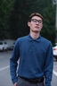哈吉斯（HAZZYS）男裝 秋款紳士男上衣長袖polo衫翻領(lǐng)長袖T恤男ABTZE0BCF01 藍(lán)色BL XL （180/100A 50） 曬單實拍圖