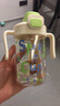 小土豆ppsu直飲吸管水杯大寶寶寬口徑防摔帶刻度奶瓶兒童2歲以上牛奶杯 【升級款】綠色 330ml 曬單實(shí)拍圖