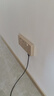 國際電工暗裝拓擴展式插座86型轉換器延伸插座面板一開(kāi)五孔帶開(kāi)關(guān)一轉多 【金色-21孔】向右擴展+獨立開(kāi)關(guān)  曬單實(shí)拍圖