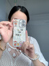 圣圖朗ins五路財神適用蘋(píng)果16pro手機殼15promax女款手鏈14plus貝殼紋iPhone13自帶鏡頭膜11高級感12全包 鏡頭膜全包-銀色-順風(fēng)順水+手鏈  iPhone16 曬單實(shí)拍圖