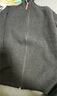 歐漫悅外套男士開衫春秋季新款潮牌高級(jí)感休閑立領(lǐng)上衣夾克寬松針織毛衣 黑色 L 【體重110-130斤】 曬單實(shí)拍圖