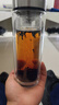 希諾雙層玻璃杯高檔車載水杯男泡茶杯子七夕情人節(jié)教師節(jié)禮物345mL 曬單實拍圖