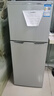 新飛（Frestec）118升雙門兩門家用小型電冰箱迷你宿舍租房二門冰箱節(jié)能環(huán)保（鈦空銀）BCD-118L2D 曬單實(shí)拍圖