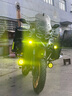 LightsMaker歷明七珠摩托車(chē)射燈機車(chē)燈超亮鋪路燈超車(chē)鳴笛爆閃強光燈鋪路超亮 日行燈款七珠一對+調光線(xiàn)組+支架 曬單實(shí)拍圖