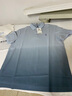 與狼共舞【7A抗菌2A防螨】夏季吊染工藝短袖POLO衫男 113淺藍 L(175)  曬單實(shí)拍圖