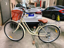 京東京造 CT300城市自行車(chē)7速成人學(xué)生男女士通勤單車(chē)奶油黃 曬單實(shí)拍圖