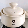 小熊（Bear）砂鍋 白墩墩煲湯鍋耐高溫不開(kāi)裂3.2L通用燉鍋陶瓷鍋【蓮姐同款】 曬單實(shí)拍圖