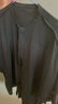 無印良品（MUJI）女式 強(qiáng)捻 立領(lǐng)短袖襯衫 女士襯衣內(nèi)搭純棉女裝25年夏季 BC2A2C5S 炭灰色 M (160/84A) 曬單實(shí)拍圖