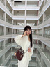 CinvaiKrose【趙昭儀同款】包包女包2025新款保齡球斜挎包生日七夕情人節(jié)禮物 咖啡色【送女友老婆女生禮物走心】 曬單實拍圖