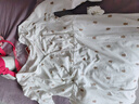 Mom Jane哺乳上衣秋衣莫代爾睡衣孕婦保暖內(nèi)衣春秋產(chǎn)后喂奶月子服免穿文胸 白印小熊（柔滑莫代爾）可拆罩杯 XL建議體重(135-160斤) 曬單實拍圖