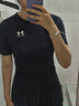 安德瑪（UNDERARMOUR）HeatGear Armour男子透氣訓(xùn)練運動短袖緊身衣1361518 黑色001 M 曬單實拍圖