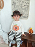 童戀初心寶寶衛(wèi)衣套裝秋裝2025新款春秋季嬰兒衣服男女兒童衛(wèi)褲長袖兩件套 【衛(wèi)衣套裝】條紋南瓜 90 曬單實拍圖