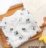 貝瑞加（Babyprints）嬰兒蝴蝶衣2件裝男女寶寶長袖連體衣純棉A類爬服柔軟哈衣 小熊66 曬單實拍圖