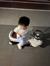 樂(lè)卡（Lecoco）扭扭車1-3歲防側(cè)翻搖搖車親子避震費(fèi)格聲光F1Max絲絨摩卡 曬單實(shí)拍圖