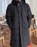 優(yōu)衣庫(kù)男裝無縫羽絨大衣/外套夾克連帽羽絨服保暖470079 09 黑色 L /175/100A 曬單實(shí)拍圖