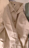 無(wú)印良品（MUJI）男式 漢麻混斜紋 襯衫式夾克 男士外套 休閑 長(cháng)袖 25年春季 男裝 米色 M （170/92A） 曬單實(shí)拍圖