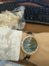 羅西尼（ROSSINI）手表女石英表綠盤(pán)皮帶生日禮物送女友國表氣質(zhì)休閑小綠表 519898 曬單實(shí)拍圖