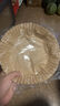 JIDAO COOK空氣炸鍋專用紙硅油紙盤紙托圓形吸油紙食物墊紙烤一次性家用 50片【復古原木】 曬單實拍圖