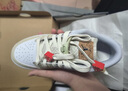 NIKE官方正品 Air Jordan 1(GS)兒童白黃刺繡復古低幫休閑籃球運動鞋 IB8861-151 38 曬單實拍圖