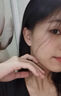 QMXD純999足銀耳釘女2025年新款養(yǎng)耳洞耳環(huán)睡覺免摘耳骨釘耳棒防堵針 s999足銀耳釘 一對(duì) 曬單實(shí)拍圖