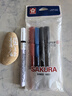 櫻花（SAKURA）直液式走珠筆6支套裝0.5mm針頭簽字筆學生考試辦公用直液式中性筆黑藍紅 曬單實拍圖