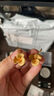 周大福雞蛋花足金黃金耳飾花朵耳鉤女婚嫁首飾(工費(fèi):280計價)EOF1385 足金 約8.05g 曬單實(shí)拍圖