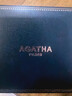 AGATHA/璦嘉莎 人魚(yú)之淚銀耳釘女士 生日禮物送女友閨蜜高級感耳飾 大號（5mm) 曬單實(shí)拍圖