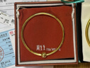 周生生足金光面黃金手鐲傳承素圈圓棍90194K計價(jià)06圈11.75克 曬單實(shí)拍圖