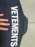 VETEMENTS都市休閑經(jīng)典牛津紡情侶長袖襯衫男女秋冬款易洗速干上衣64130001 黑色 L 曬單實拍圖