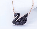 施華洛世奇（SWAROVSKI）【經(jīng)典爆款】SWAN 大號(hào)黑天鵝項(xiàng)鏈女送女友七夕情人節(jié)生日禮物女 曬單實(shí)拍圖