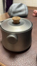 容山堂純鈦戶外旅行茶具快客杯一壺兩杯便攜式泡茶壺家用便攜茶具旅行裝 雙耳旅行泡茶壺-一壺二杯 曬單實(shí)拍圖