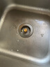 云華衛(wèi)浴不銹鋼廚房水槽過濾網(wǎng)洗菜盆漏水塞廚房不銹鋼大濾網(wǎng)彈跳芯金色款 曬單實拍圖