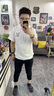 安初夏夏季新款高級感網(wǎng)格連帽短袖t恤男士休閑時尚潮流半袖衣服男裝 白色【高品質(zhì)】 XL 建議【130-150斤】 曬單實拍圖