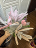 欣沁扭扭棒手工diy材料包永生花仿真花束創(chuàng  )意編織手作帶教程 大櫻花 曬單實(shí)拍圖