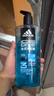 阿迪達斯 （adidas）男士沐浴露洗發(fā)潔面三合一600ml 持久留香控油清爽游泳去氯 曬單實(shí)拍圖