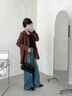 妙麗（Millies）品牌高奢低跟樂福鞋真皮復古女士小皮鞋2025新款通勤休閑工作女鞋 黑色 38 (240mm)  標準碼 曬單實拍圖