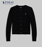 Polo Ralph Lauren 拉夫勞倫  女裝 經(jīng)典款修身版型圓領(lǐng)針織開(kāi)襟衫RL26852 001-黑色 偏小 M 曬單實(shí)拍圖