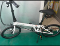 大行（DAHON）青春版P8折疊自行車20寸8速成人超輕男女式單車KAC081 亮面白 曬單實(shí)拍圖