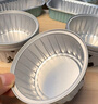 美進(jìn)家（MEIJINJIA）空氣炸鍋錫紙碗50只食品級(jí)鋁箔盤加厚空氣炸鍋專用紙墊方形錫紙盒 曬單實(shí)拍圖