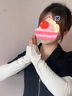 黛米安妮莎冰絲防曬袖套2025新款冰袖女款夏天透氣寬松防紫外線騎行開車護(hù)袖 淺灰色 均碼 1雙 可調(diào)松緊 曬單實(shí)拍圖