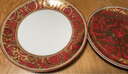 ROSENTHAL meets Versace進口餐具范思哲美杜莎花環(huán)紅色早餐盤21cm 曬單實拍圖