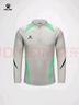 卡爾美（KELME）半拉鏈長(cháng)袖運動(dòng)套頭衫男士跑步訓練足球衛衣 天空灰 L 曬單實(shí)拍圖