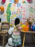 ASK JUNIOR女童連衣裙2025夏小童彩虹網(wǎng)紗蛋糕裙兒童吊帶公主裙 黃色 110  曬單實(shí)拍圖