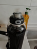 炊大皇玻璃杯大容量運(yùn)動(dòng)茶水分離耐高溫玻璃水壺水杯黑色1500ml 曬單實(shí)拍圖