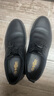 金利來(lái)（Goldlion）男鞋正裝舒適柔軟耐磨休閑皮鞋50873076101A黑色41碼 曬單實(shí)拍圖