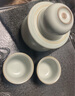 雅瓷汝窯溫酒壺套裝燙酒壺家用分酒器陶瓷酒杯黃白酒一壺三杯 小飲溫酒壺 曬單實(shí)拍圖